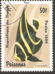Stamps Benin -  POMACANTHIDAE