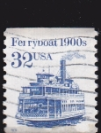 Sellos de America - Estados Unidos -  Ferrryboat 19oo