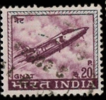 Stamps India -  AVIÓN A REACCION 