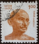 Stamps : Asia : India :  Gandhi
