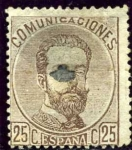 Stamps Spain -  Amadeo I