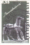 Stamps : Europe : Belgium :  Museo Lanchelevici- Perennis perdurat Poeta