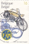 Stamps : Europe : Belgium :  Motocicleta- FN 1913