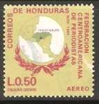Sellos de America - Honduras -  FEDERACIÒN  CENTROAMERICANA  DE  PERIODISTAS