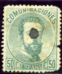 Stamps Spain -  Amadeo I