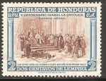 Stamps Honduras -  LOS  REYES  DE  ESPAÑA  RECIBEN  A  CRISTÒBAL  COLÒN