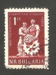 Stamps : Europe : Bulgaria :  1003 - Obrero y campesino