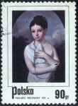 Stamps Poland -  2177 - Niña y paloma