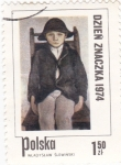 Stamps Poland -  2179 - Día del sello, arlequín