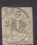 Stamps Belgium -  Escudo y cifra
