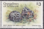 Sellos del Mundo : America : San_Vicente_y_las_Granadinas : Cittarium pica