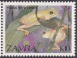 Sellos del Mundo : Africa : Zambia : Pequeños sapos de caña