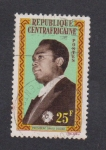 Stamps Central African Republic -  president David Dacko