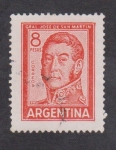 Sellos de America - Argentina -  Gral- Jose De San Martin