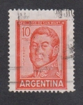 Sellos de America - Argentina -  Gral- Jose De San Martin