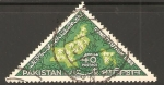 Stamps Pakistan -  MAPA   DE   PAKISTAN   Y   JAZMINES