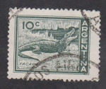 Stamps Argentina -  Yacare