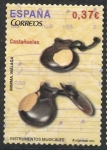 Stamps Spain -  ESPAÑA 2013 INSTRUMENTOS MUSICALES. CASTAÑUELAS.01