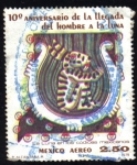 Stamps Mexico -  10° Aniversario de la Llegada del Hombre a LaLuna