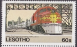 Stamps Africa - Lesotho -  Tren