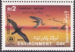 Stamps Maldives -  Conservacion de la naturaleza