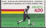 Stamps Mexico -  Campeonato mundial de Futbol España 1982