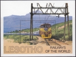 Stamps : Africa : Lesotho :  Trenes del mundo