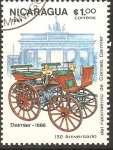 Stamps Nicaragua -  DALMIER   1886