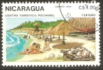 Stamps Nicaragua -  CENTRO   TURÌSTICO   DE   POCHOMIL
