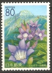 Stamps Japan -  GENCIANA   Y   MONTE   KITADAKE.   YAMANASHI