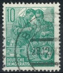 Stamps : Europe : Germany :  DDR SCOTT_159 MAQUINISTAS