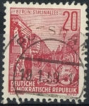 Stamps Germany -  DDR SCOTT_333.02 STALIN BOULEVARD