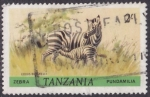 Stamps : Africa : Tanzania :  Cebra