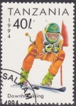 Stamps Tanzania -  Esqui