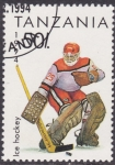 Stamps Tanzania -  Hockey sobre hielo