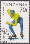 Stamps Tanzania -  Patinaje