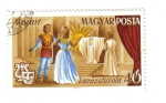 Stamps Hungary -  Mozart: Varázstuvola