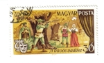 Stamps : Europe : Hungary :  Weber: A buvös vadász
