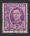 Stamps Australia -  jorge VI