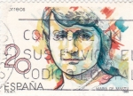 Stamps Spain -  María de Maetzu  (4)