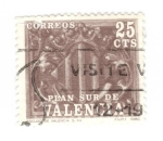 Sellos de Europa - Espa�a -  Escudo de Valencia siglo XV