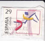 Stamps Spain -  Ilustración _hípica    (4)