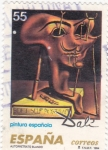 Stamps Spain -  Autoretrato Blando-DALÍ  (4)