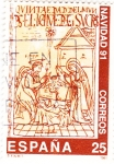 Stamps Spain -  Navidad-91   (4)