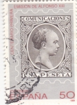 Stamps Spain -  Centenario Primera Emisión de Alfonso XIII  (4) 