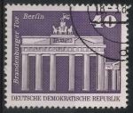 Stamps Germany -  DDR SCOTT_1437 PUERTA DE BRANDEMBURGO. BERLIN