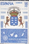 Stamps Spain -  Estatuto de Autonomía de Canarias  (4)