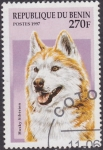 Stamps : Africa : Benin :  Perro - Husky