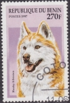 Sellos de Africa - Benin -  Perro - Husky