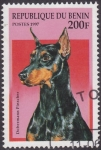 Stamps : Africa : Benin :  Perro - Dobermann